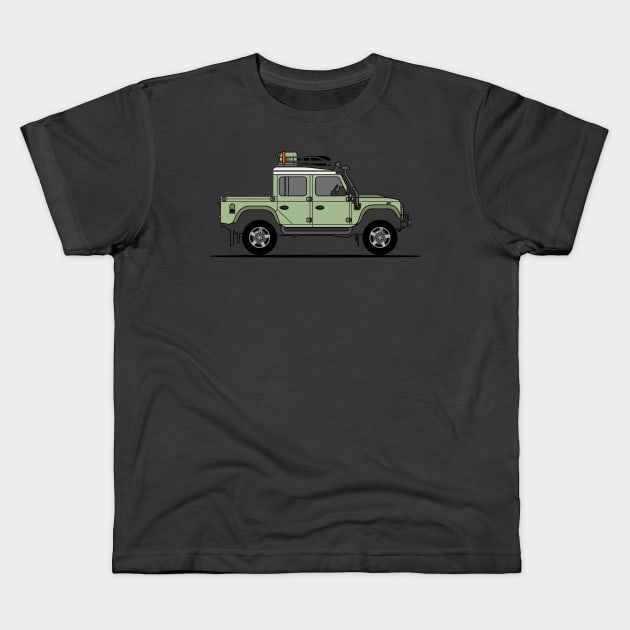 Defender Truck Kids T-Shirt by Lafta Design